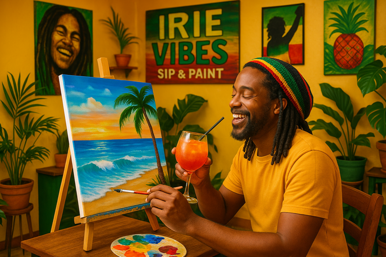 Irie Vibes Sip & Paint Sessions