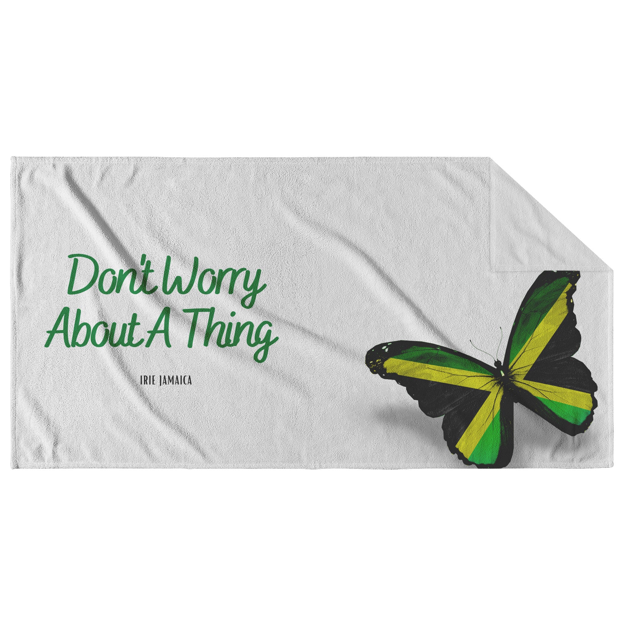 Don't Worry About a Thing Jamaican Towel