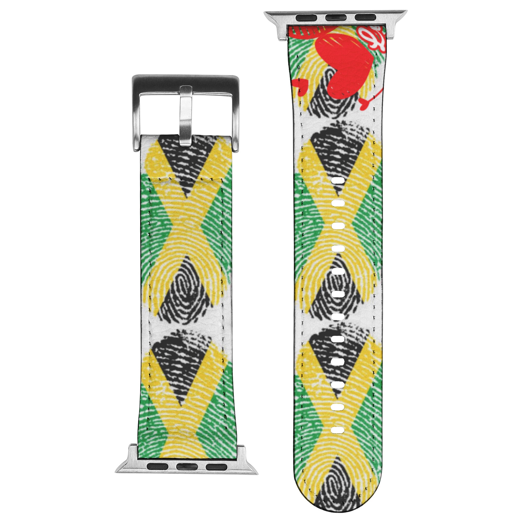 Jamaica Love PU Leather Apple Watchband in Accessories