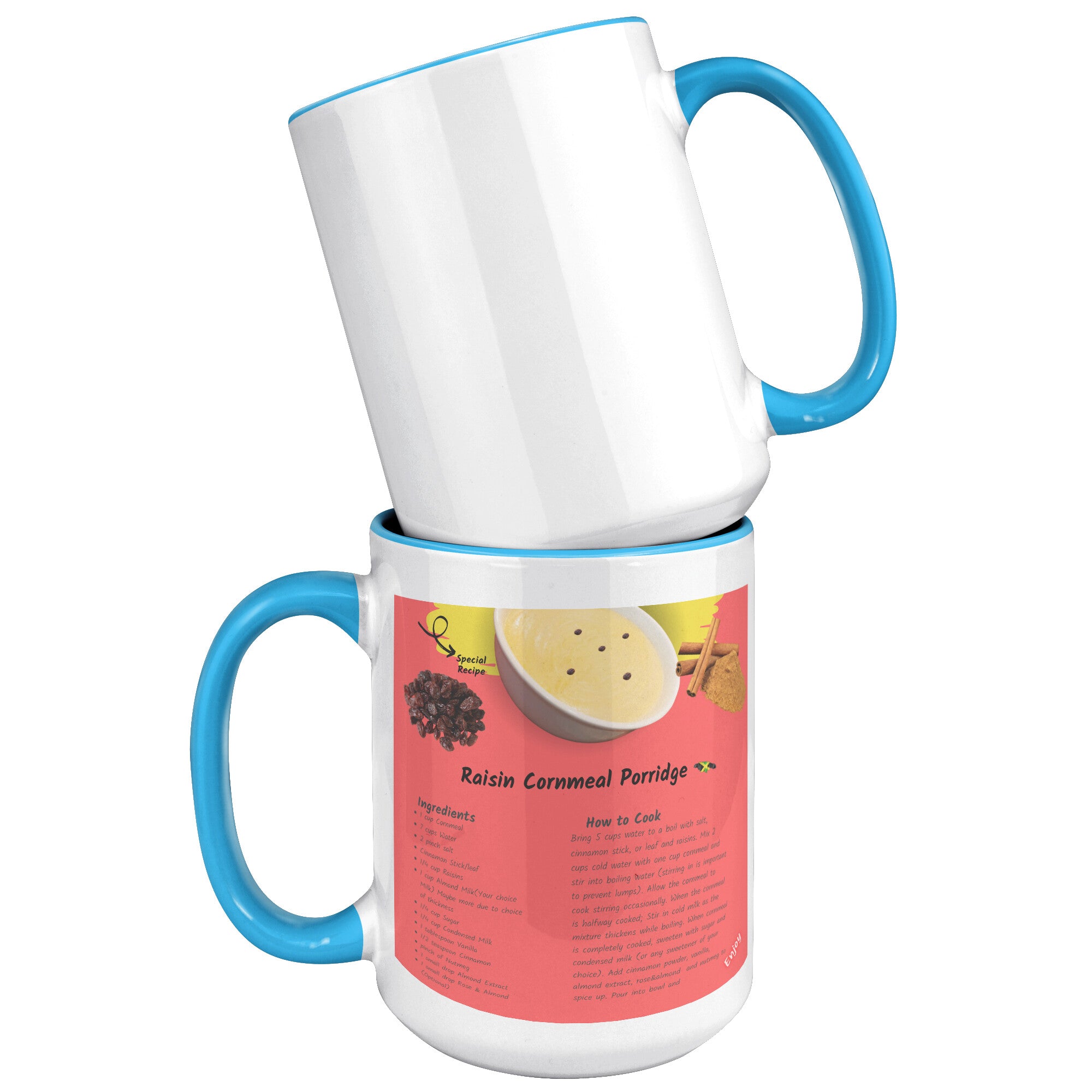 Raisin Cornmeal Porridge Tea Mug