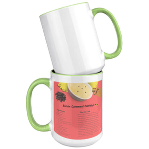 Raisin Cornmeal Porridge Tea Mug