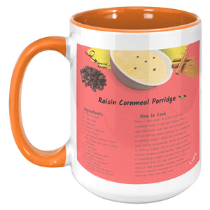 Raisin Cornmeal Porridge Tea Mug