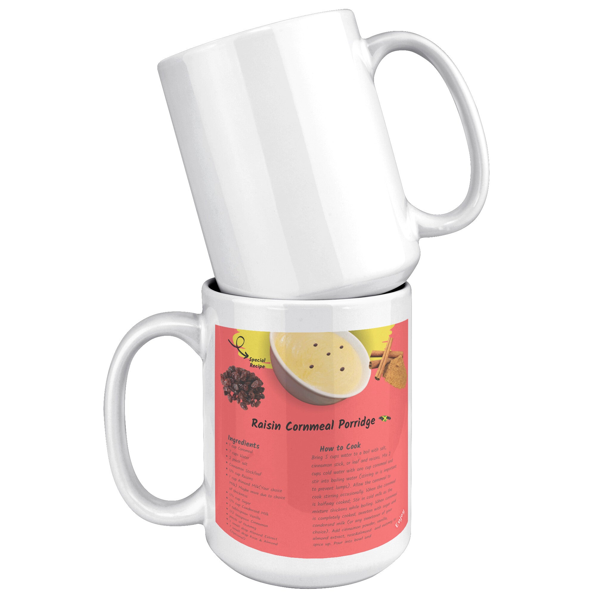 Raisin Cornmeal Porridge Tea Mug