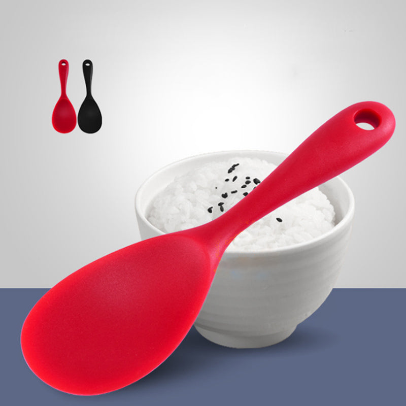 Heat Resistant Non-Stick Food Grade Silicone Rice Serving Spoon