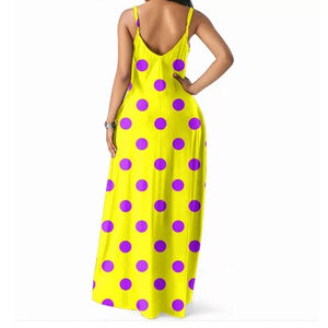 Fun Colored Summer Maxi Dress