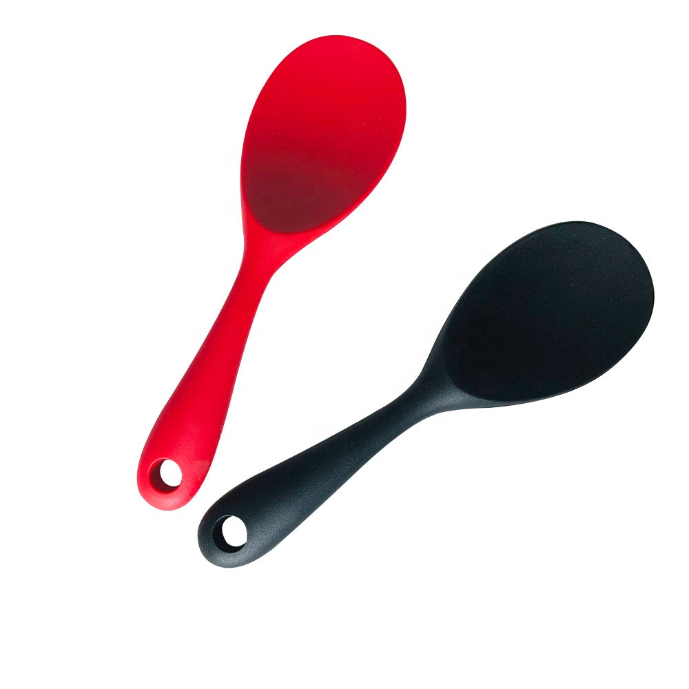 Heat Resistant Non-Stick Food Grade Silicone Rice Serving Spoon